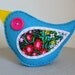 Wholesale Lot of 6 Felt Bird Plush Toys Softies Stuffed Animal Woodland
