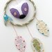 Fox Dreamcatcher Wall Hanging Plush Eco Felt Feathers Hand Embroidery MADE TO ORDER