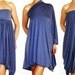 Convertible Wrap Infinity Multi - way dress or Tunic in Bluish-grey jersey - more than 18 ways to wear, No.1