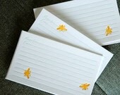 Set of 6 Buzzing Bee recipe cards
