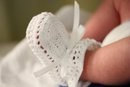 White Crocheted Baby Booties for Baby Girl or Baby  Boy for Blessing or Christening