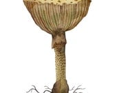Fungi mushroom toadstool original watercolor painting