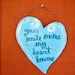 Winnie the Pooh Heart Quote Sign Baby Gift