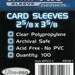 1 pk of 100 ACEO soft sleeves acid free archival clear polypropylene