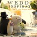 Cute penguin and polar bear Wedding Cake Topper
