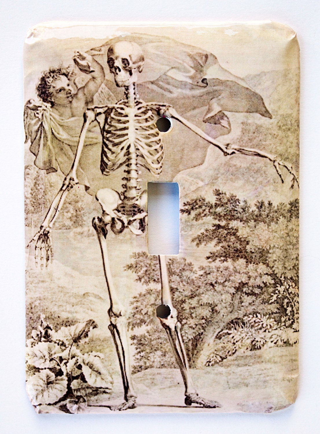 Vintage Skeleton Switchplate