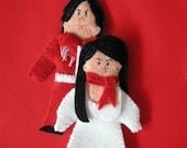 Jack and Meg Felt Finger Puppet