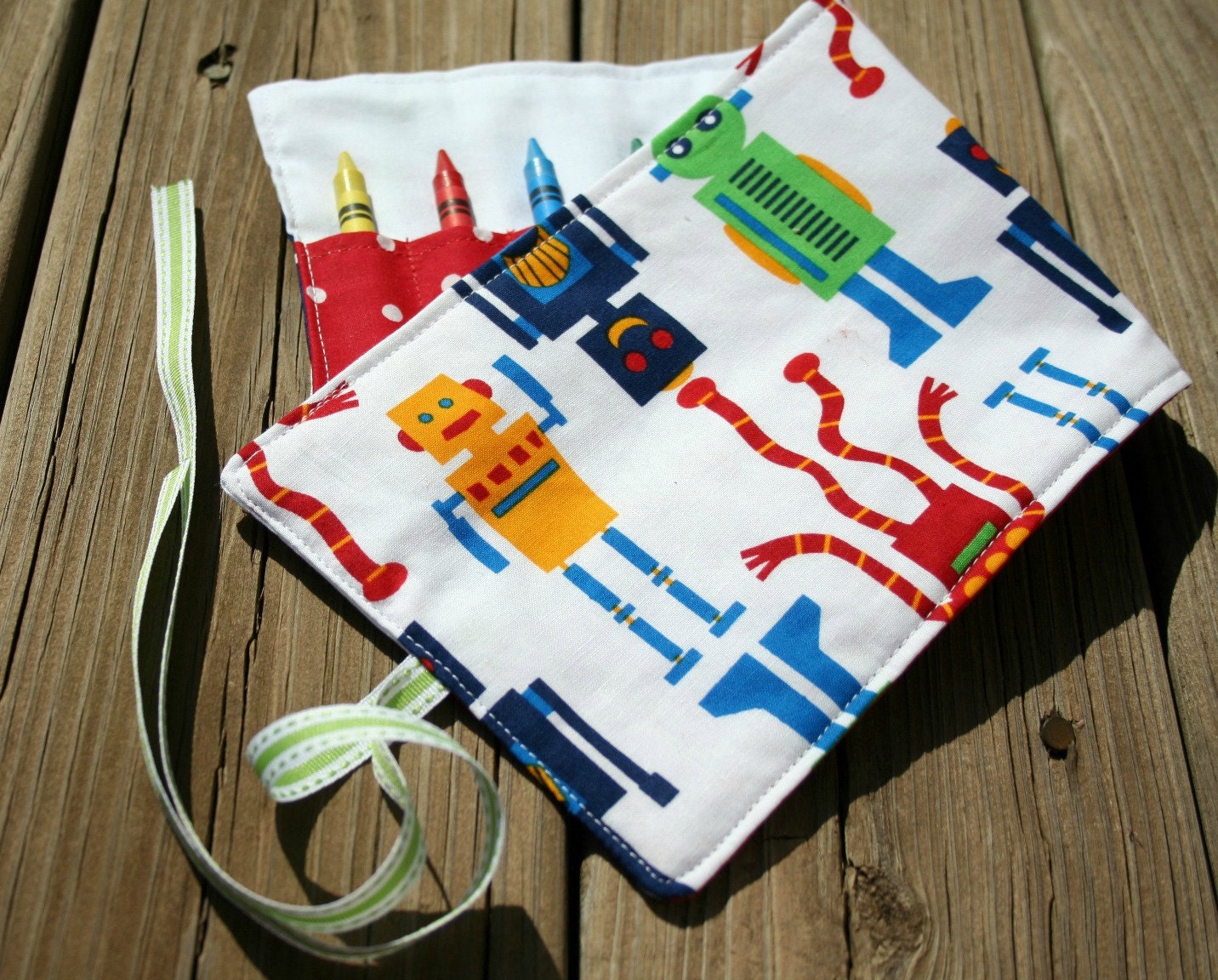 Robot Crayon Roll