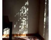 Window Light on Wall - 8x8 Fine Art Photograph - Quiet Natural Light Interior Photography