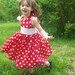 Girls Polka Dot  Dresses Size 2 3 4 5 or 6