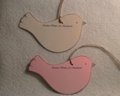 Personalized wish tree tags for wedding, bridal shower, baby shower - quantity 6