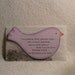 Personalized wildflower seed favors for baptism