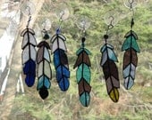 Indian Chief  Eagle Feather  stained glass Beads