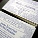 Vintage Postcard Wedding Invitation One Color Letterpress
