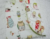 iPad Mini, Kindle Cover, Kindle Fire Cover, Nook Cover, Kobo Cover, eReader Cover, Book Style, Spotted Owls, Alexander Henry