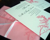 Magnolia Wedding Invitation Sample - "Atlanta"