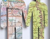 Where We're From boy/boy - Love Vintage Map Figures