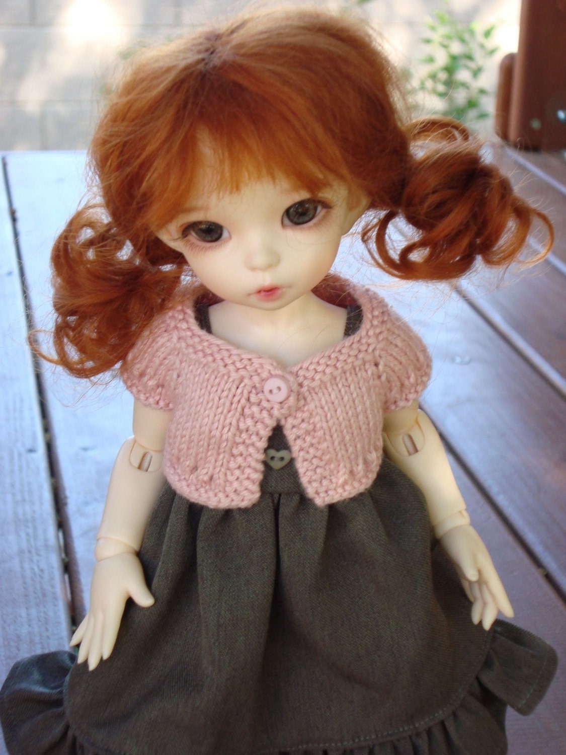 PATTERN  to Knit Summer Shrug for Lasher, Little Fee and Similar Size