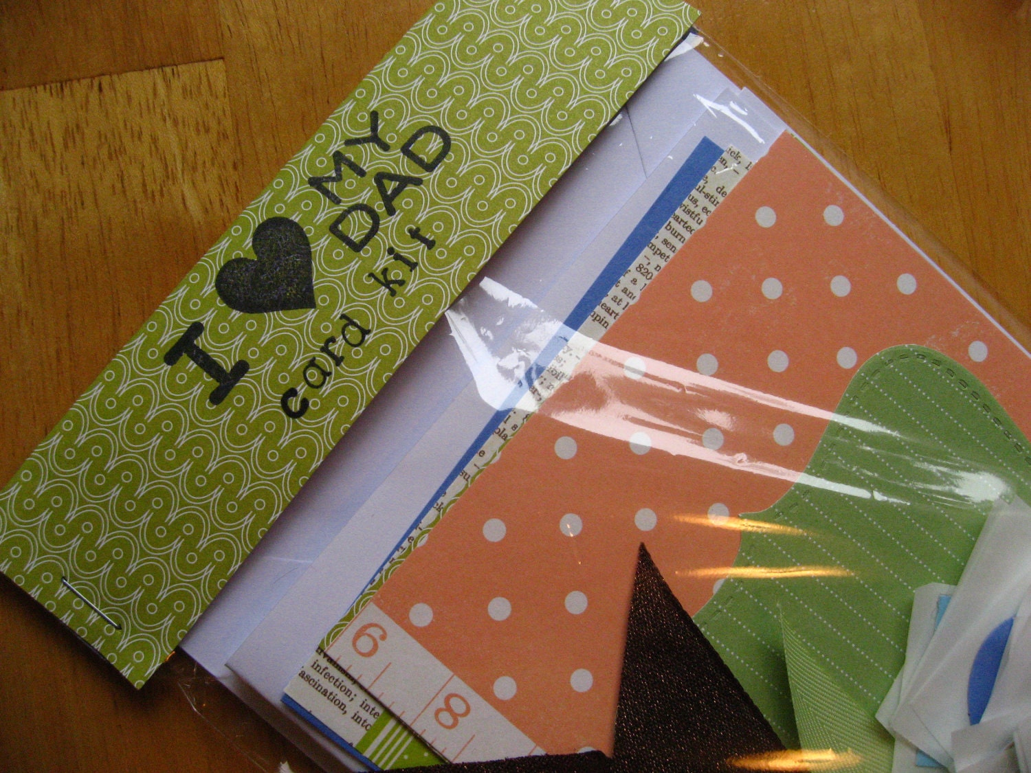 DIY card kit - 3 greeting cards, No. 1