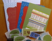 DIY card kit - 3 all-occasion cards, No. 4