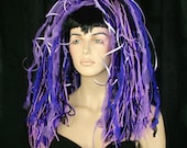 Purple Lavender Knotty Witch Hair Falls MTCoffinz