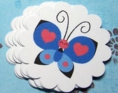 Blue Butterfly - Set of 8 Tags