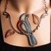 Bluebird On A Branch Necklace RESERVED for KB