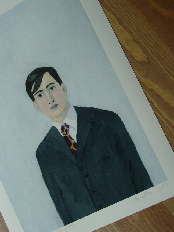 A man with strong eyes, Limited Edition Print