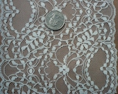 Vintage Embroidered Natural Lace (011) 2 yard
