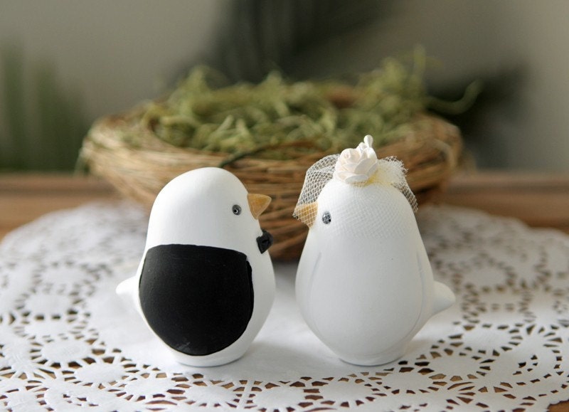 Wedding Cake Topper - Love Birds - Small