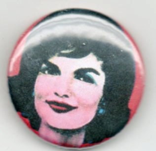 Andy Warhol Jacqueline Kennedy Jackie O badge