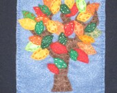 Tree on Blue on Navy Tee (size 5T)