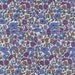 Liberty fabric tana lawn Poppies and Daisies in blue 6x27