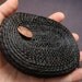 Horsehair Sculpture - Catching the Moon woven Wall Piece