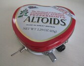 Portable Mint Tin Guitar Amp, Headphone Amp, MP3 Amp w/ Speaker, Volume Control, & 10X Gain (Heart Tin Altoids)