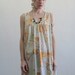 Vintage Mod Print House Dress . Day Dress . Nylon Lingerie . Layers