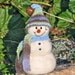 Snowman, Needle Felted, Christmas, wool 27