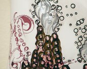Tentacle Black Smoker Ceramic Wall Painting