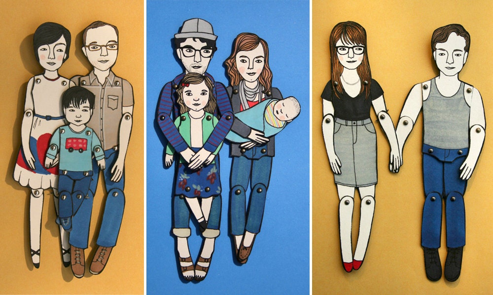 ONE personalized paper doll by jordan grace owens