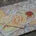 Handmade envelopes from upcycled Switzerland map. Stitched with envelope seals. Set of 2