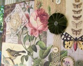 Magnetic  Memo Board Altered Magnet Board Vintage Magnet Board