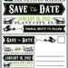 Vintage Antique Victorian Edwardian Air Plane Wedding Save the Date Post Cards