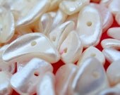 Vintage Faux MOP Mother of Pearl Chip Beads Reclaimed Recycled Rescued Perfect for Wedding Crafts