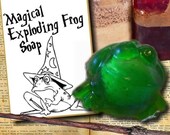 Harry Potter inspired party favors - 10 Exploding Frog Soaps by Howard's Home(tm) with Gift Card Tags Attached Il_170x135