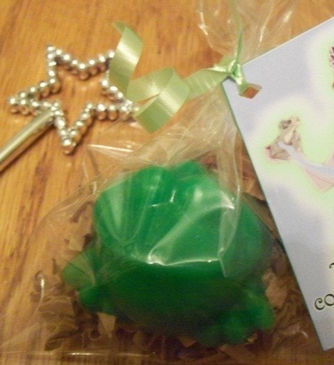 Princess Birthday Party Favors - 20 MAGICAL FIZZING Frog Soaps with personalized card tags Attached Il_170x135