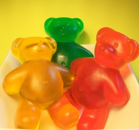 GIANT Gummy Bear Soap - Get well gift - Birthday gift Il_570xn