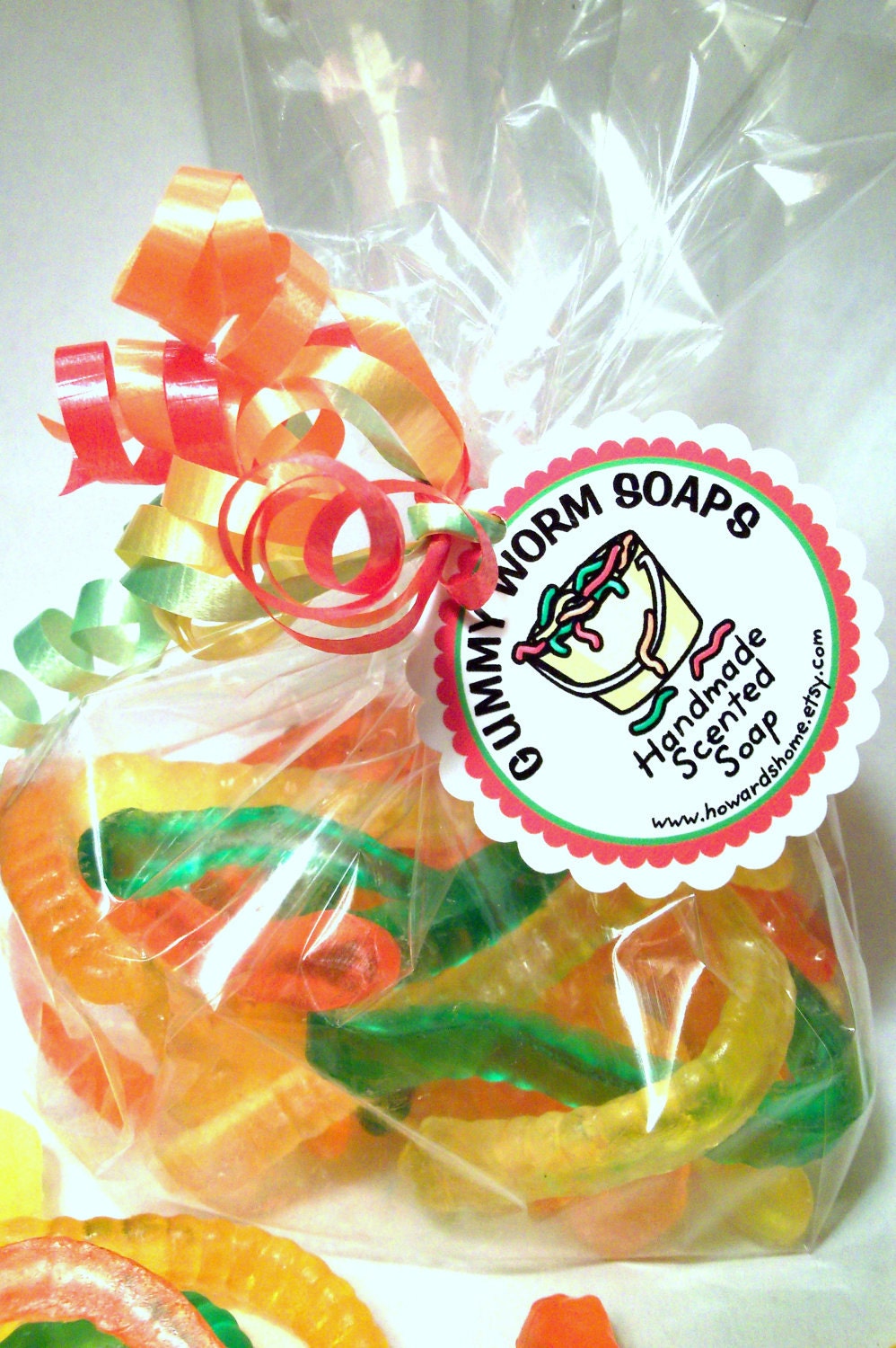 Gummy Worm Soap Gift Set / Tutti-Fruty Scented