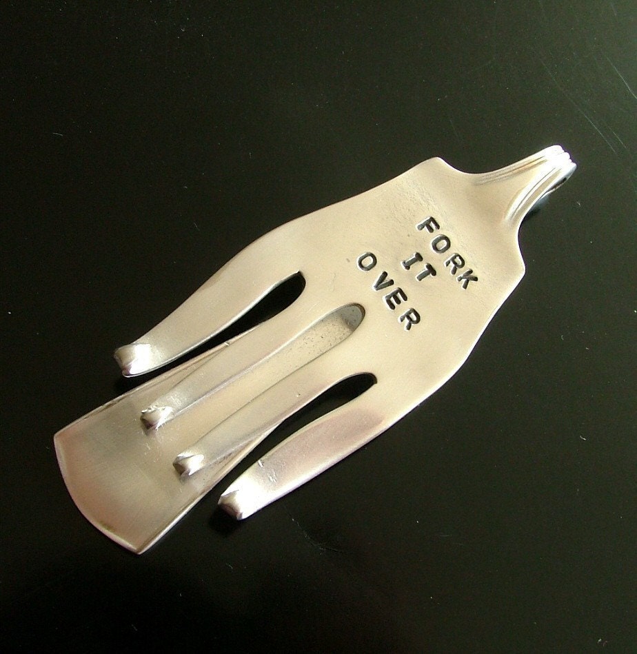 FanZee Fork It Over Money Clip