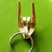 Flatware Fork Fingers-ROCK ON  Silverware Keychain