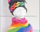 Nyan Cat Fleece Hat - Rainbow, PopTart, Kitten, Cute